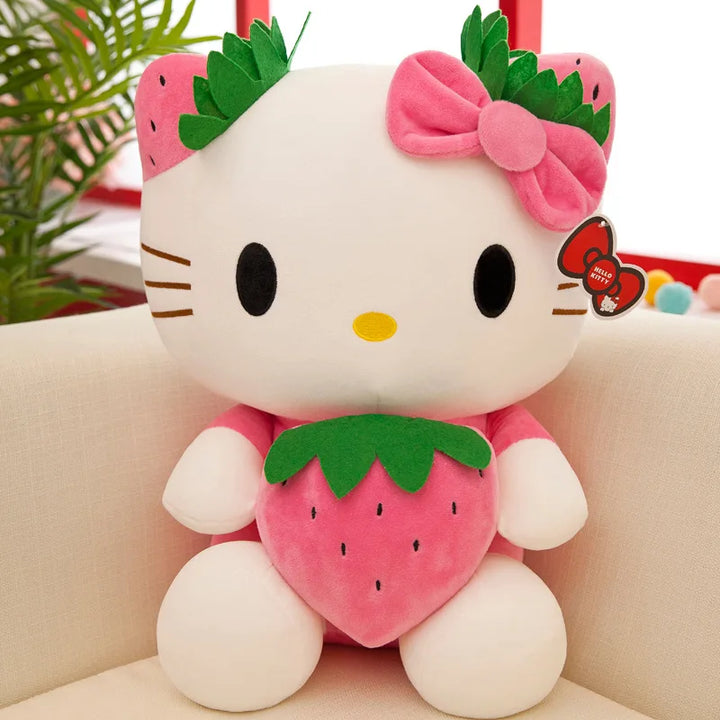 40CM Sanrio Plushies Dolls Cartoon Kuromi Stuffed Plush Doll My Melody Plush Toys Pillow Room Decoration Children Birthday Gifts